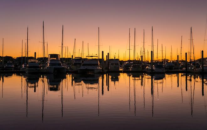 Keppel Bay Marina at sunset © Nathan White